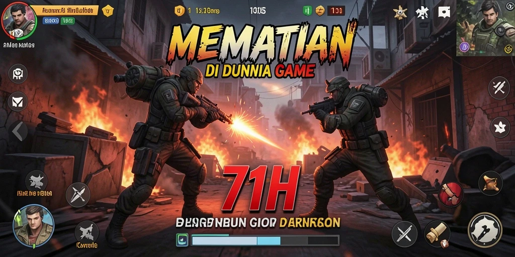 Tampilan gameplay 71H dengan pertarungan yang intens dan mengesankan.
