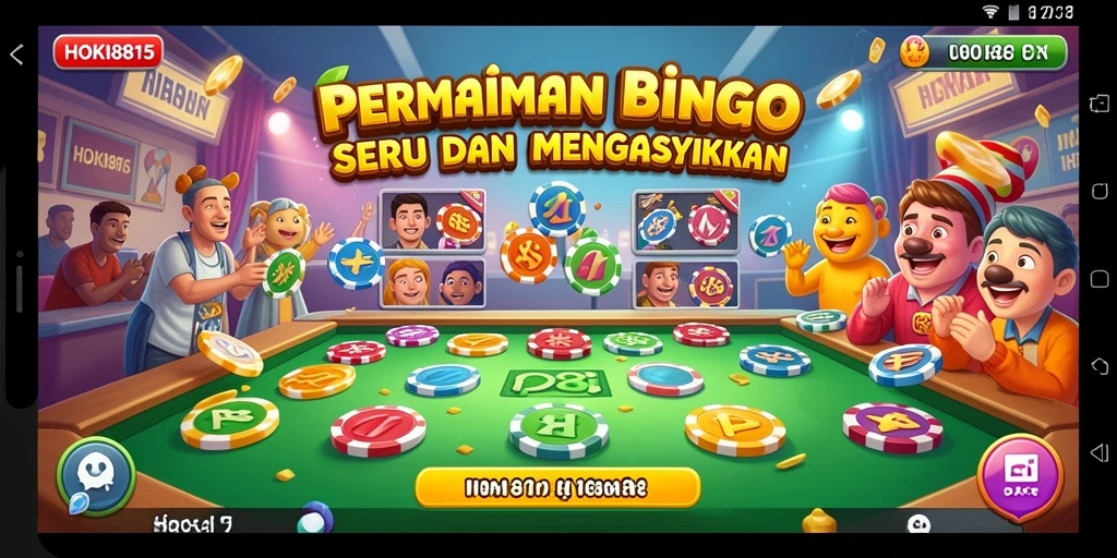 Screenshot gameplay HOKI8815 yang menunjukkan keseruan bermain Bingo.