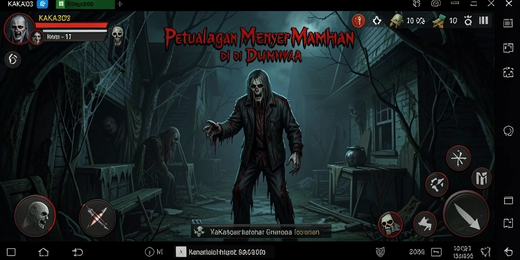 Gameplay menegangkan dengan suasana Horror yang mencekam.