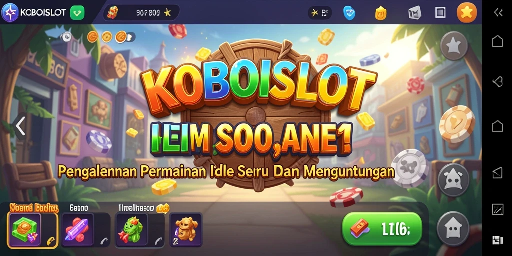 Tampilan menarik gameplay KOBOISLOT yang seru dan mengasyikkan.