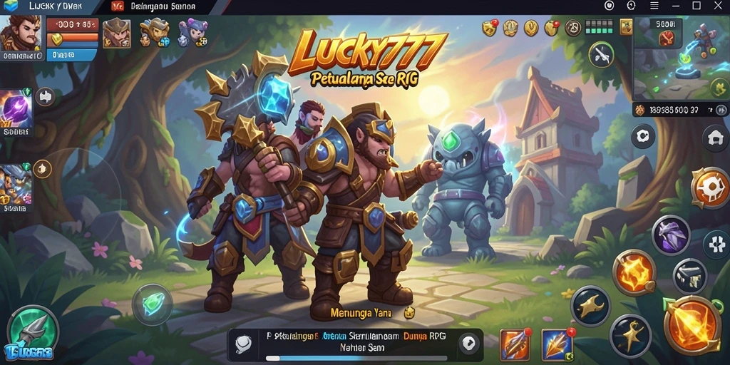 Tampilan gameplay LUCKY777 yang mendebarkan dan penuh aksi.
