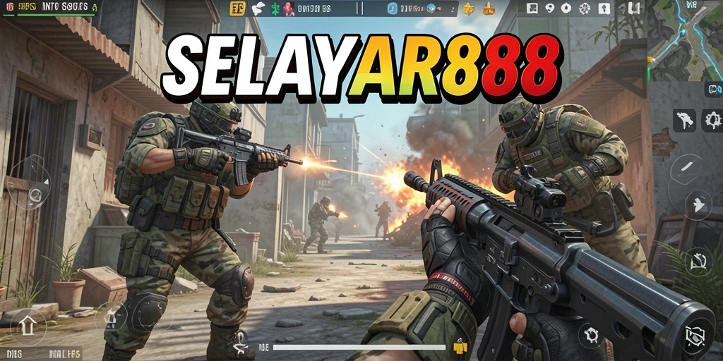 Screenshot menampilkan aksi mendebarkan dalam gameplay FPS.