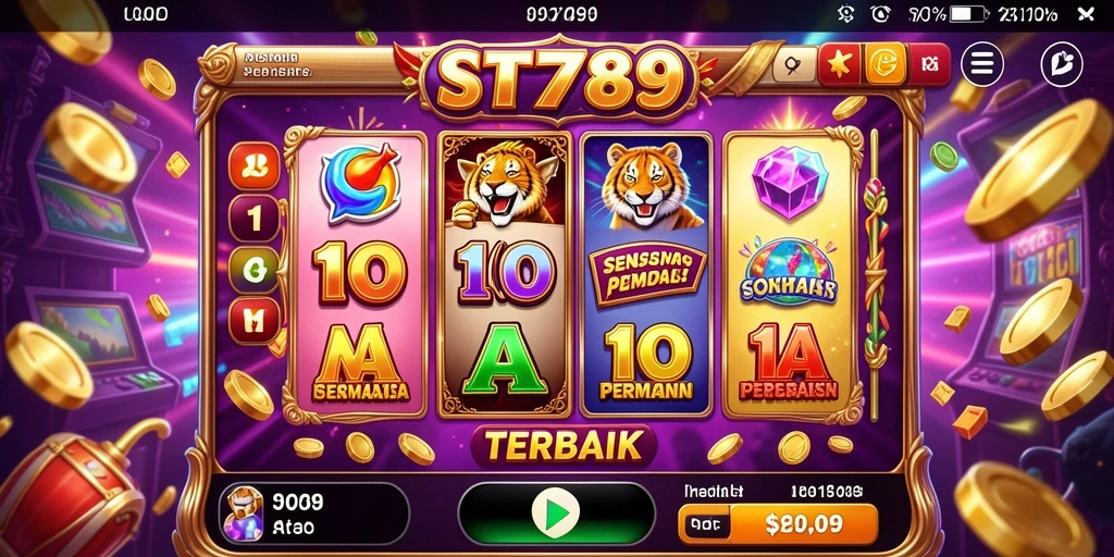 Screenshot gameplay ST789 yang menunjukkan keseruan slot.